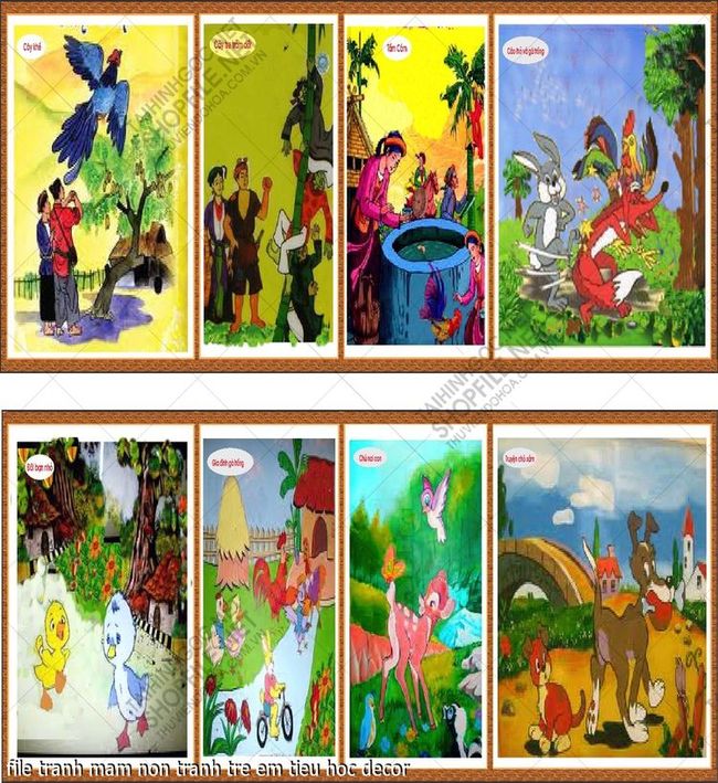 file tranh mam non tranh tre em tieu hoc decor
